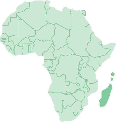 Karte Madagaskar-Komoren Karte Madagaskar-Komoren